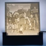 Cubo Litofanía - Minecraft